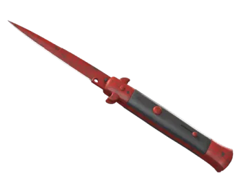★ StatTrak™ Stiletto Knife | Crimson Web (Minimal Wear)