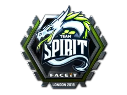 Sticker | Team Spirit (Foil) | London 2018