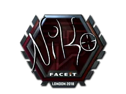 Sticker | NiKo (Foil) | London 2018