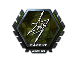 Sticker | Zeus (Foil) | London 2018