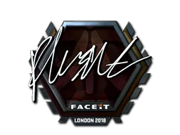 Sticker | flusha (Foil) | London 2018
