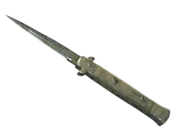 ★ Stiletto Knife | Safari Mesh (Battle-Scarred)