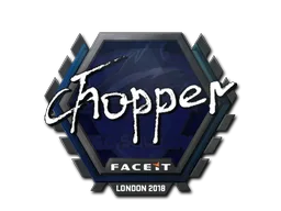 Sticker | chopper | London 2018