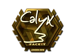 Sticker | Calyx (Gold) | London 2018