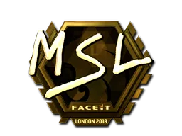 Sticker | MSL (Gold) | London 2018