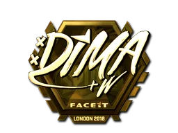 Sticker | Dima (Gold) | London 2018