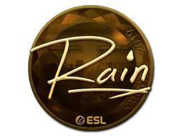 Sticker | rain (Gold) | Katowice 2019