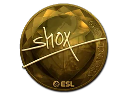 Sticker | shox (Gold) | Katowice 2019