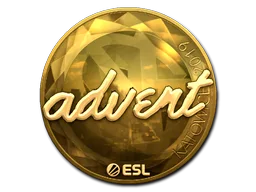 Sticker | advent (Gold) | Katowice 2019