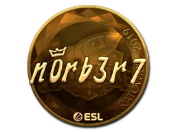 Sticker | n0rb3r7 (Gold) | Katowice 2019