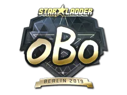 Sticker | oBo (Gold) | Berlin 2019
