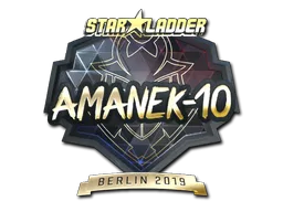 Sticker | AmaNEk (Gold) | Berlin 2019