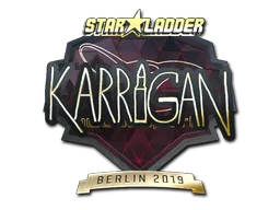 Sticker | karrigan (Gold) | Berlin 2019