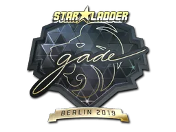 Sticker | gade (Gold) | Berlin 2019