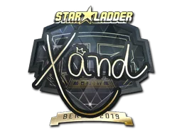 Sticker | xand (Gold) | Berlin 2019