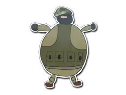 Sticker | Poorly Drawn IDF