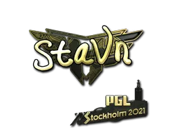 Sticker | stavn (Gold) | Stockholm 2021