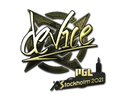 Sticker | device (Gold) | Stockholm 2021