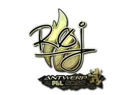 Sticker | roeJ (Gold) | Antwerp 2022