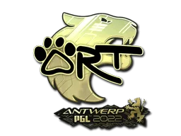 Sticker | arT (Gold) | Antwerp 2022