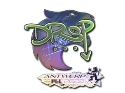 Sticker | drop (Holo) | Antwerp 2022