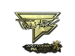 Sticker | Twistzz (Gold) | Antwerp 2022