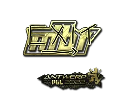 Sticker | exit (Gold) | Antwerp 2022