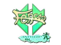 Sticker | fer (Holo) | Antwerp 2022