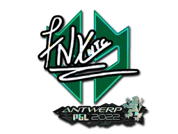 Sticker | fnx (Glitter) | Antwerp 2022