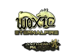 Sticker | woxic (Gold) | Antwerp 2022