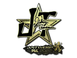 Sticker | JT (Gold) | Antwerp 2022