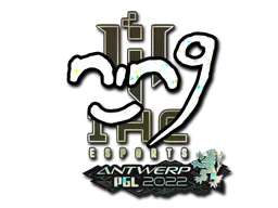 Sticker | nin9 (Glitter) | Antwerp 2022