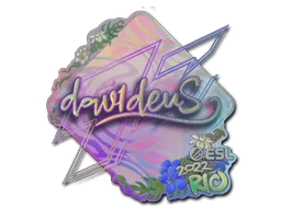Sticker | dav1deuS (Holo) | Rio 2022