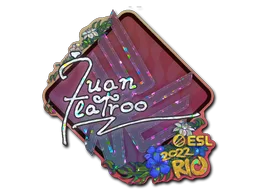 Sticker | juanflatroo (Glitter) | Rio 2022