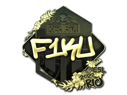 Sticker | F1KU (Gold) | Rio 2022