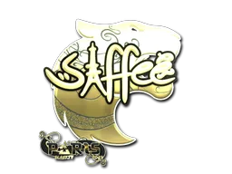 Sticker | saffee (Gold) | Paris 2023
