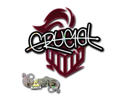 Sticker | CRUC1AL (Glitter) | Paris 2023