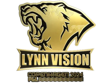 Sticker | Lynn Vision (Gold) | Copenhagen 2024