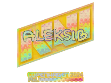 Sticker | Aleksib (Holo) | Copenhagen 2024