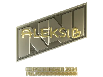 Sticker | Aleksib (Gold) | Copenhagen 2024