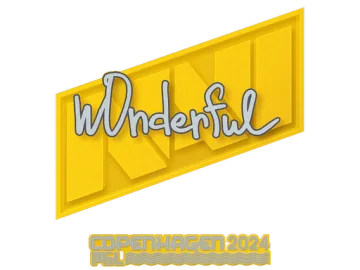 Sticker | w0nderful | Copenhagen 2024