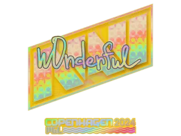Sticker | w0nderful (Holo) | Copenhagen 2024