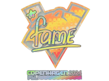 Sticker | fame (Holo) | Copenhagen 2024