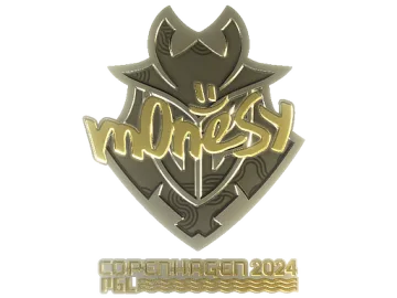 Sticker | m0NESY (Gold) | Copenhagen 2024