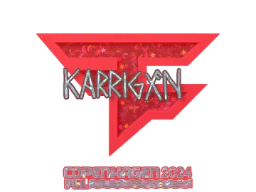 Sticker | karrigan (Glitter) | Copenhagen 2024