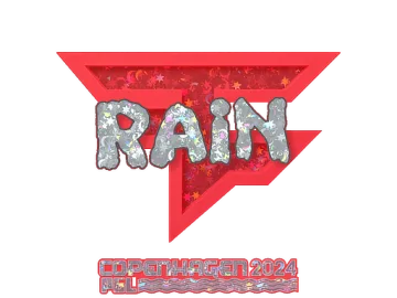 Sticker | rain (Glitter) | Copenhagen 2024