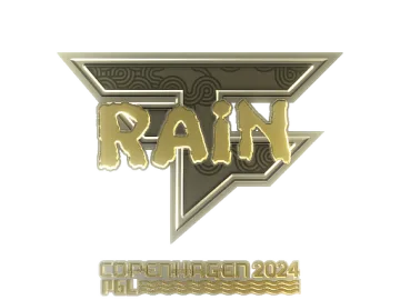 Sticker | rain (Gold) | Copenhagen 2024