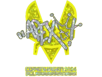 Sticker | apEX (Glitter) | Copenhagen 2024