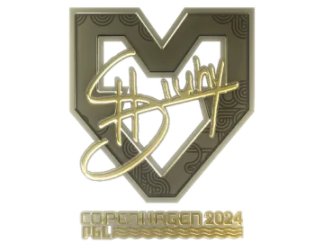 Sticker | siuhy (Gold) | Copenhagen 2024