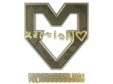 Sticker | xertioN (Gold) | Copenhagen 2024